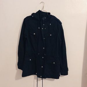 Black utility jacket